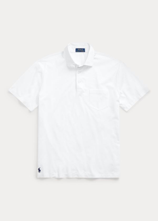 Polo Ralph Lauren Custom Slim Fit Jersey Polo Herre Danmark (HBUCK3571)